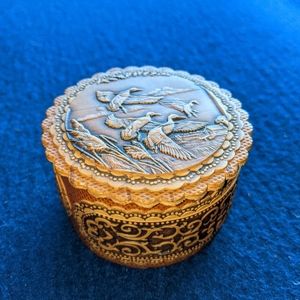 Hand Carved Birch Container